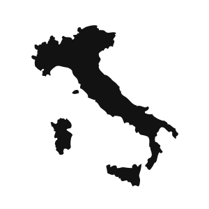 Icon of map of Italy