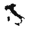 Icône de la carte de l'Italie